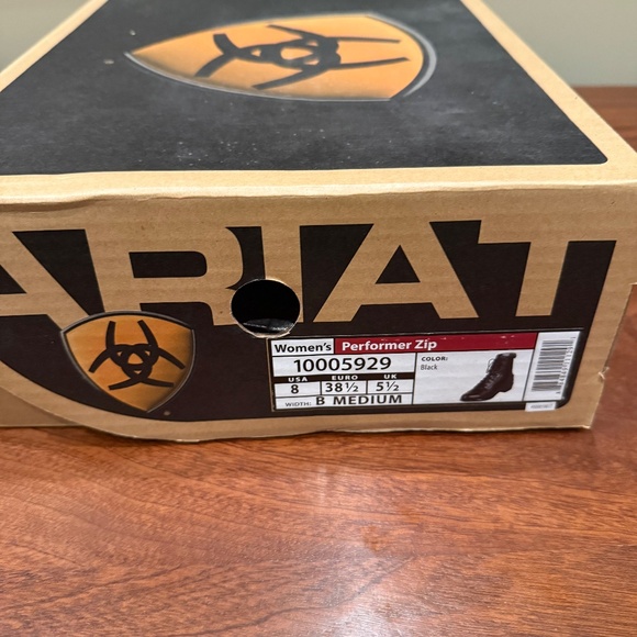 Ariat Performer Zip Paddock Riding Boots Black 8 medium NWT - Picture 3 of 8